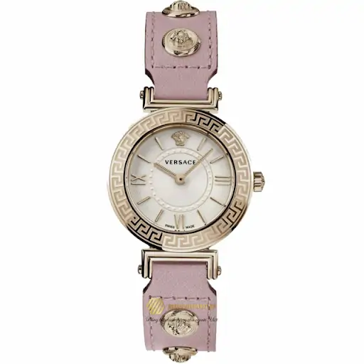 Đồng hồ nữ Versace dây da hồng VEVG00520